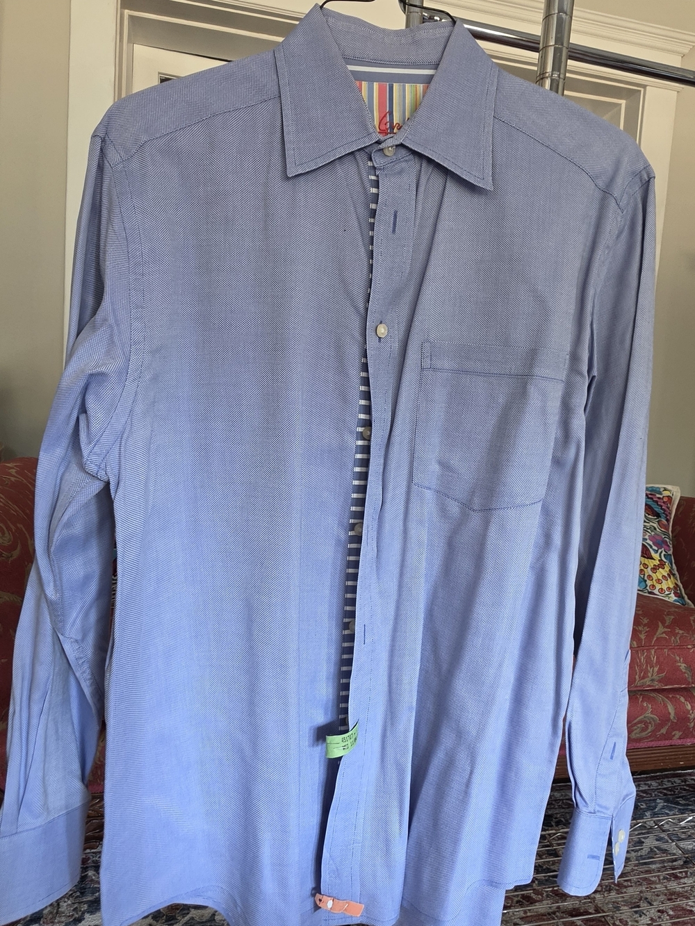 Robert Graham Periwinkle Blue Long Sleeve Dress Shirt